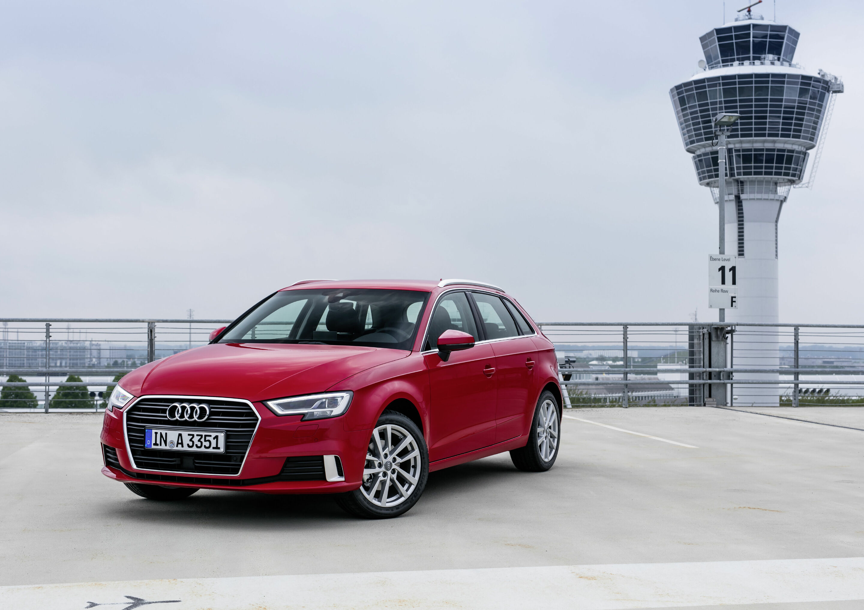 Audi A3 Sportback - Static photo, 
Colour: Tango Red