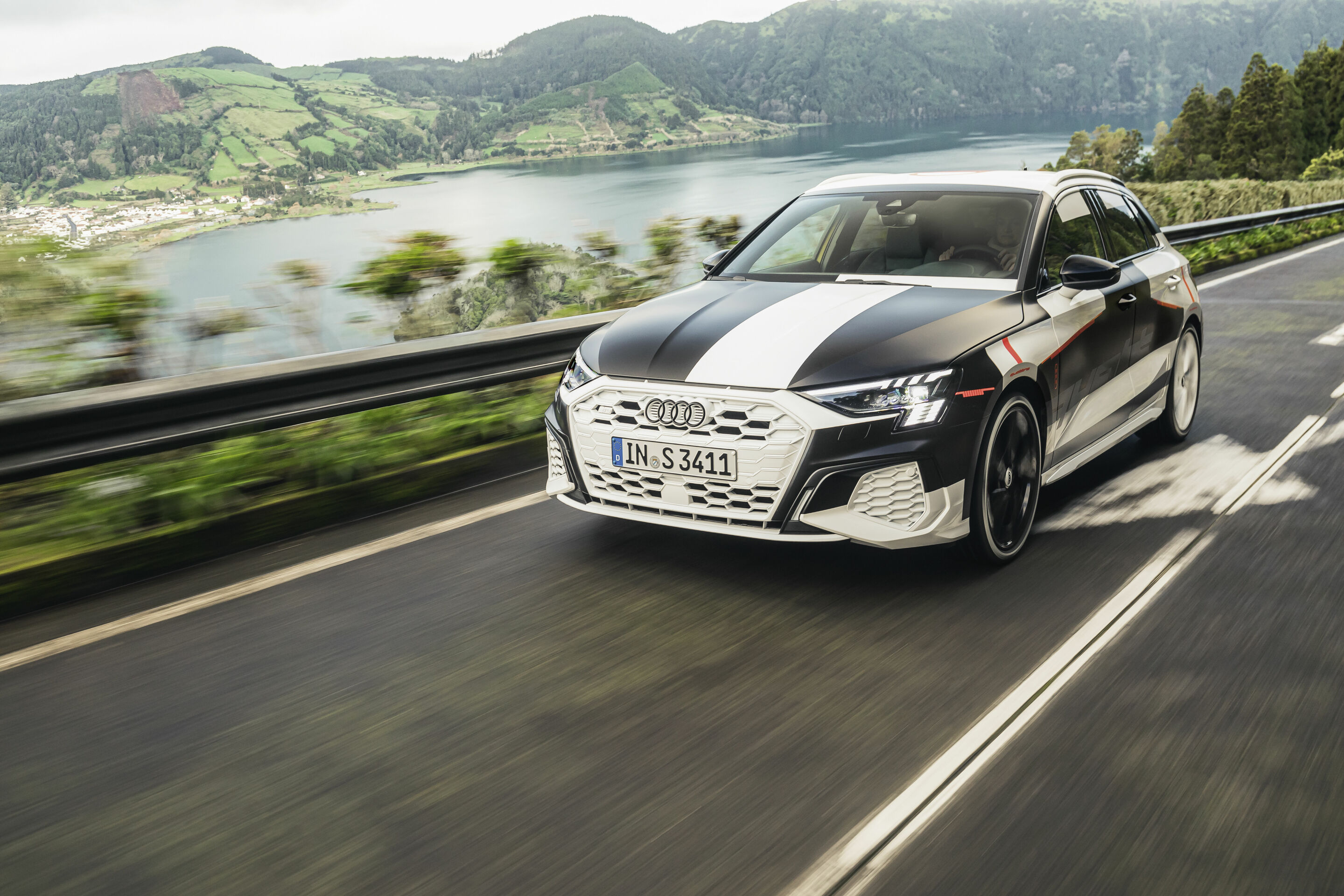 Audi A3 Sportback Prototype Covered Drive - Dynamic photo