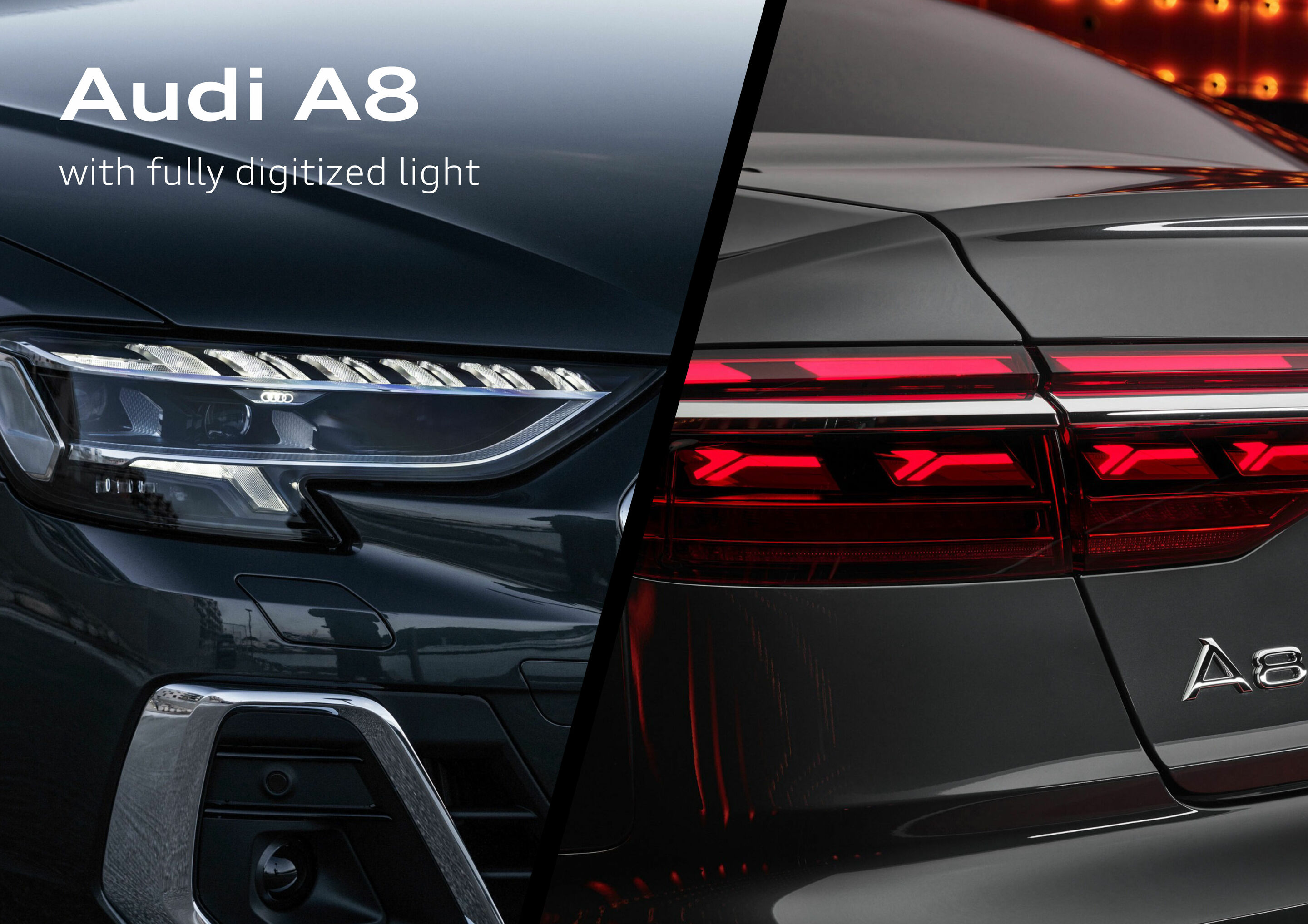 Audi A8 - with fully digitized light