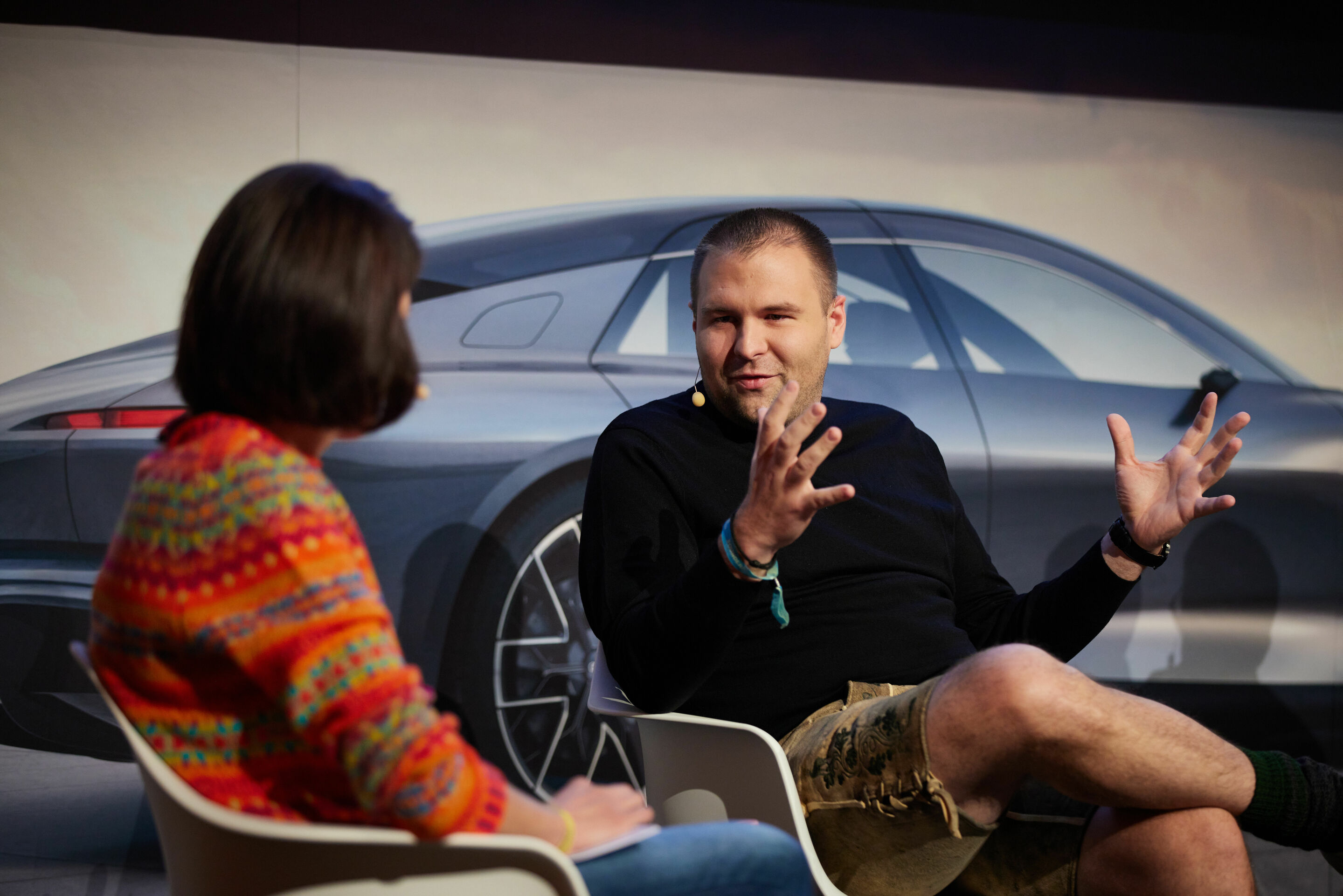 Audi, Start-Ups and Tech Talent at Bits & Pretzels - Barbara Wege, co-founder &Audi Initiative, and Patrick Hennig, co-founder of the luca app