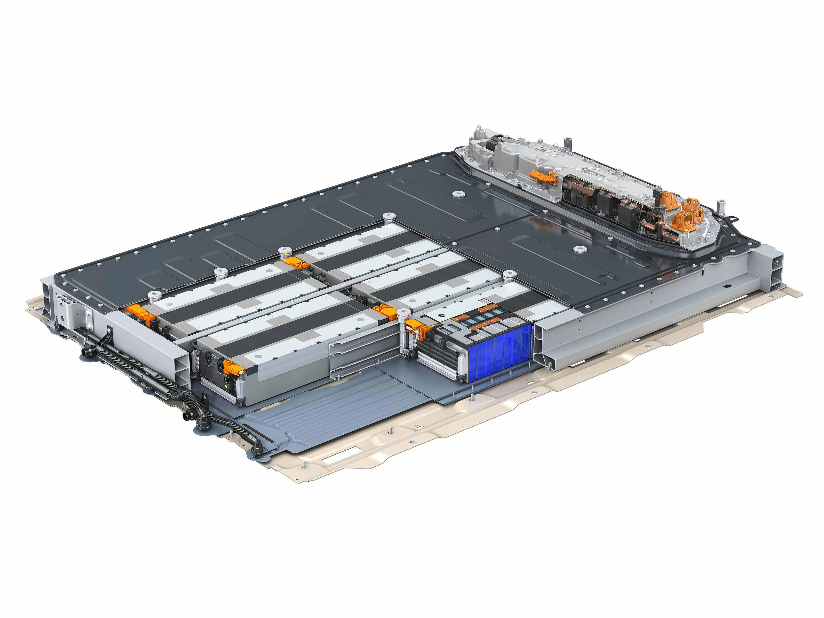 High-performance, compact, and intelligent: the high-voltage battery for the Premium Platform Electric - The newly developed lithium-ion battery for the Q6 e-tron(((Audi Q6 e-tron quattro: Combined power consumption in kWh/100 km: 19.6 -17.0 (WLTP); CO2...