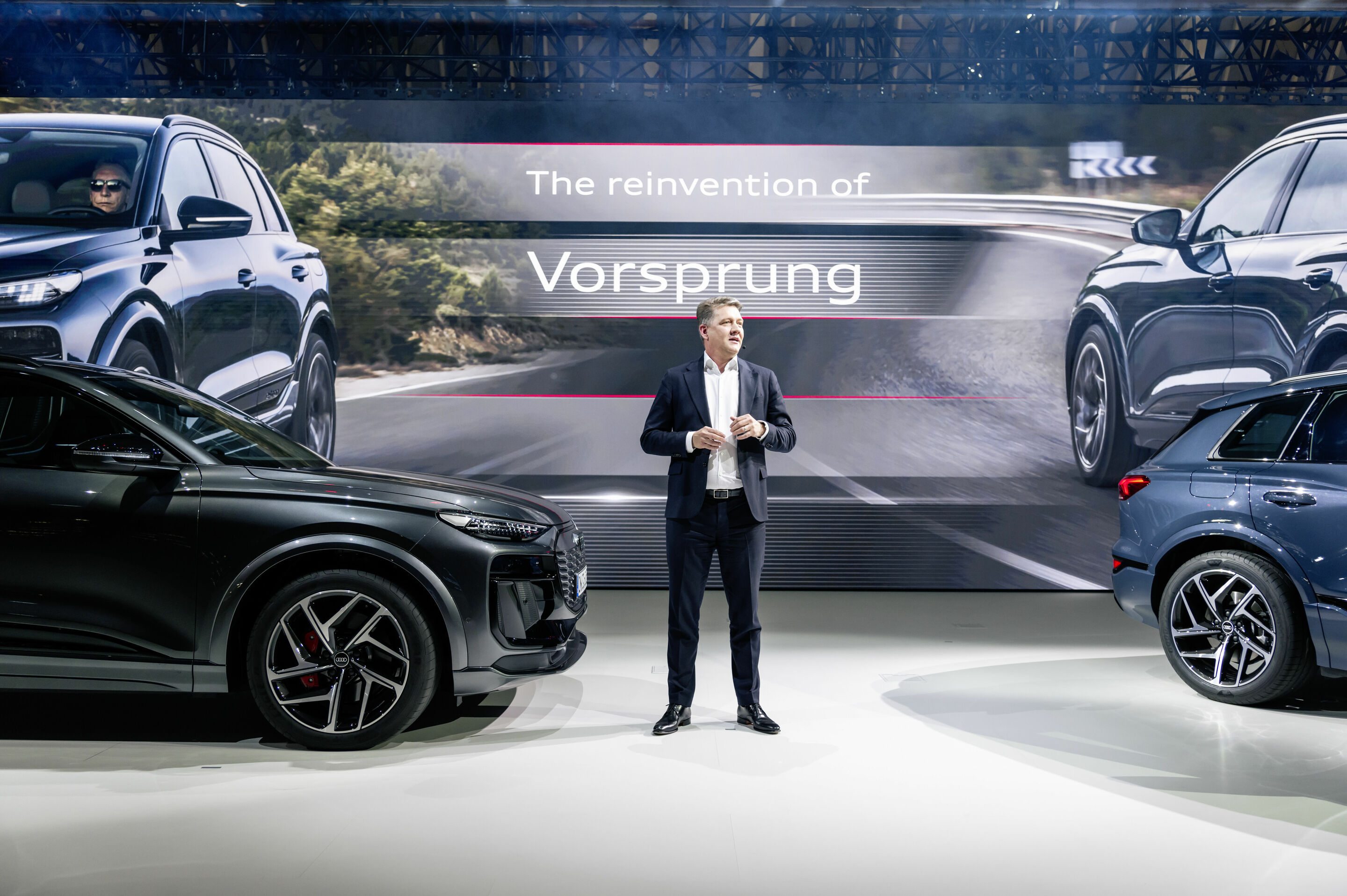 Audi Q6 e-tron world premiere on March 18, 2024, in Ingolstadt - Gernot Döllner, Chairman of the Board of Management