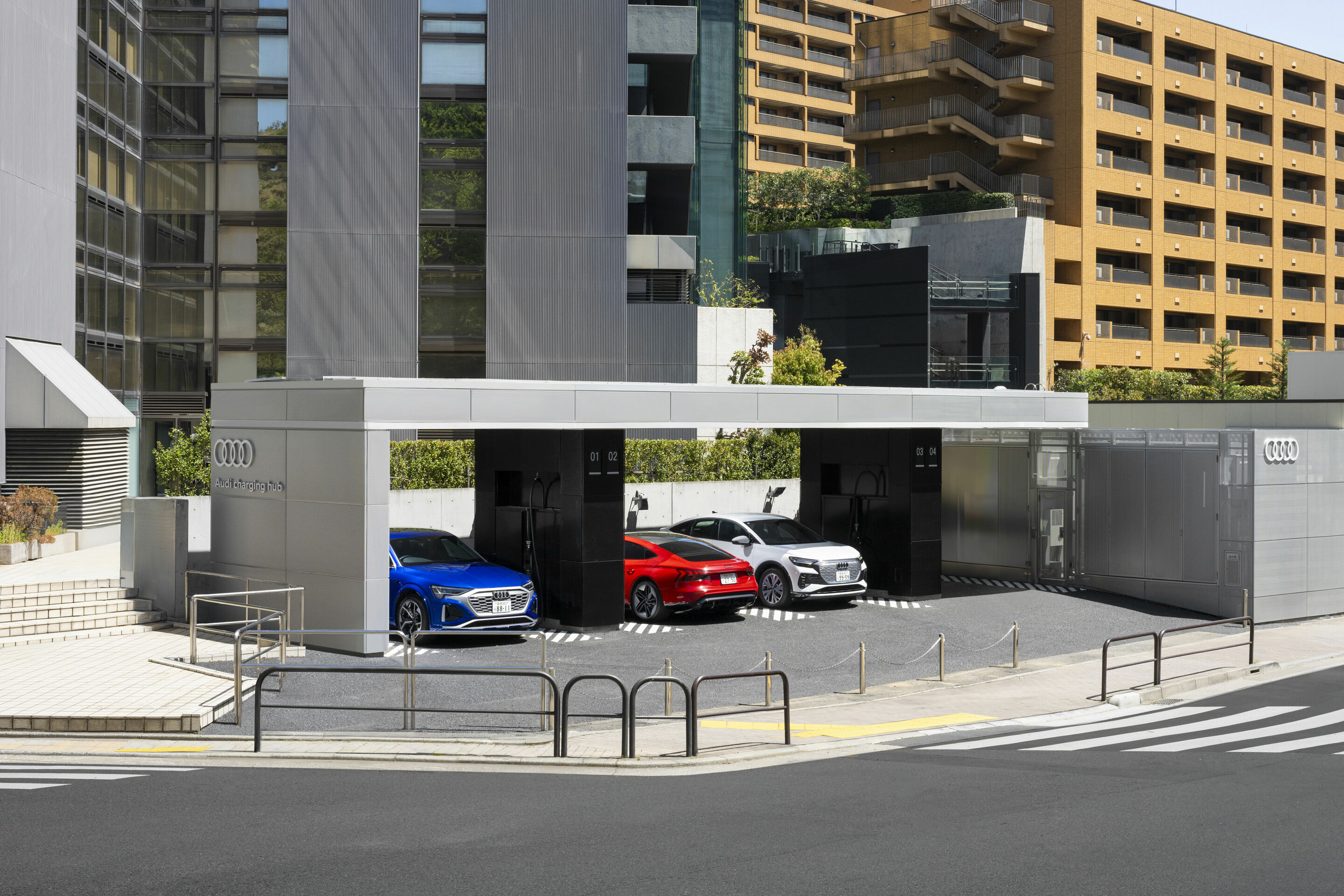 Audi charging hub Tokyo - Premium charging experience now also in Japan