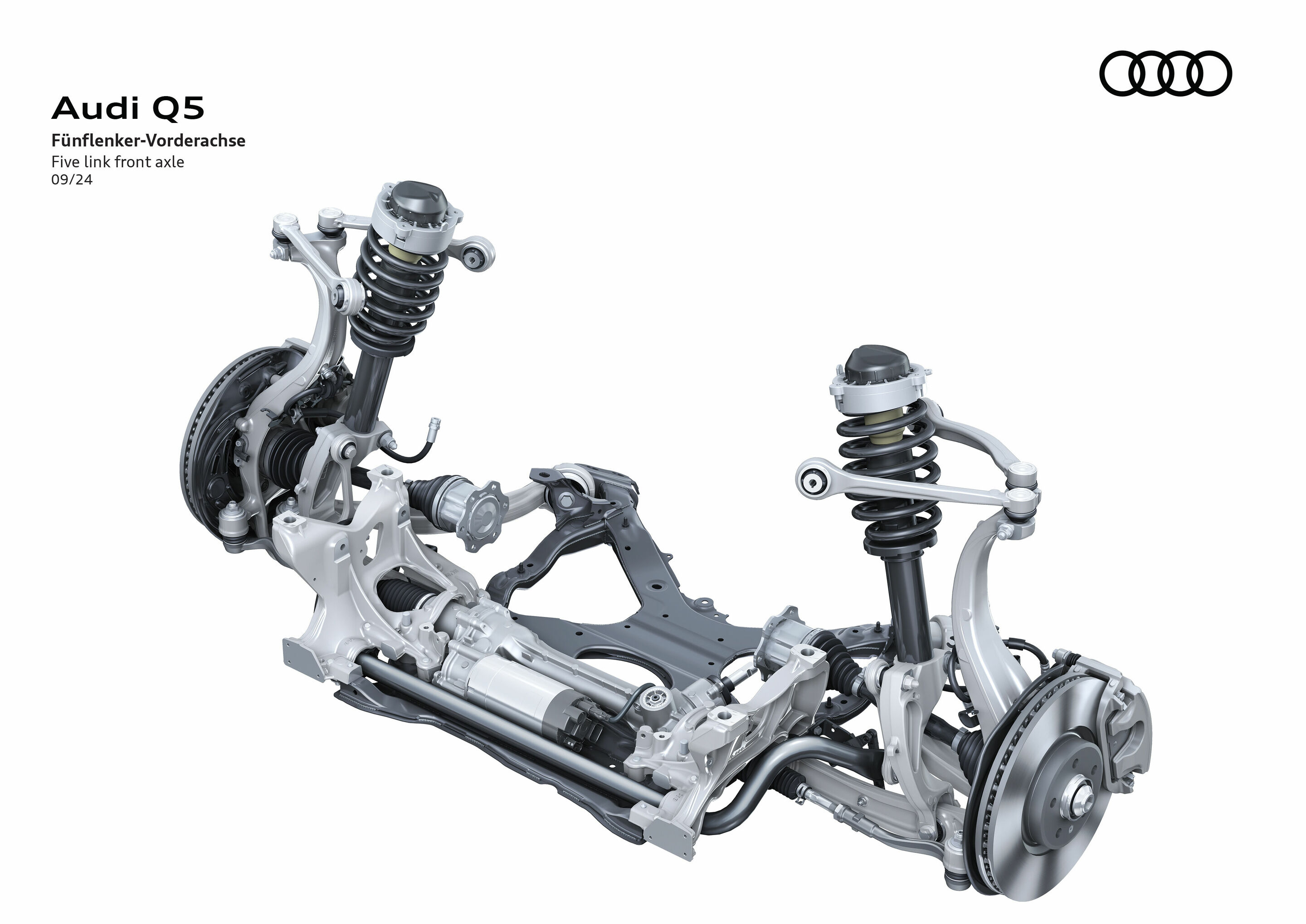 Illustration - Audi Q5 - Five link front axle