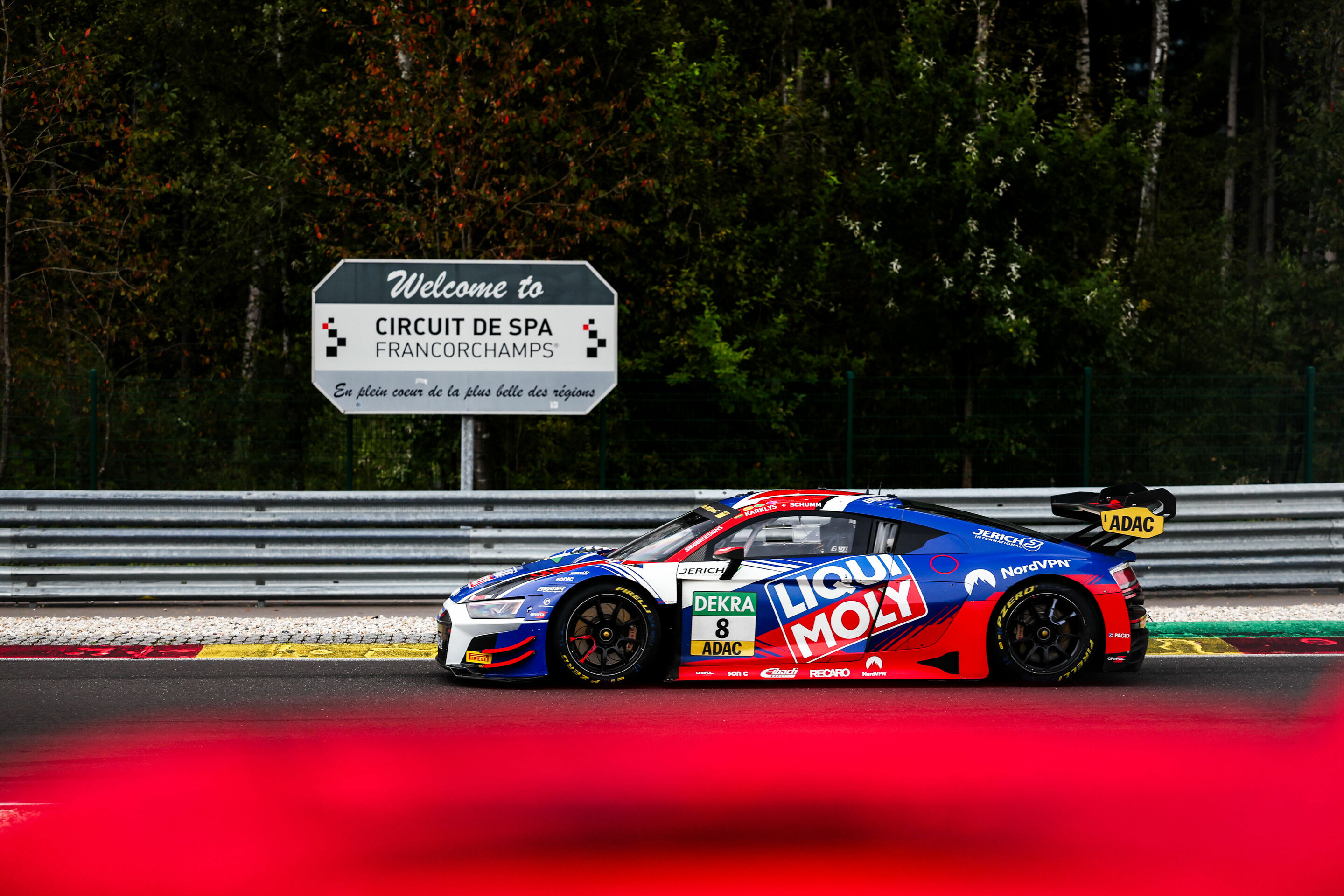 ADAC GT Masters 2024 - Audi R8 LMS #8 (Liqui Moly Team Engstler by NordVPN), Jonas Karklys/Pablo Schumm