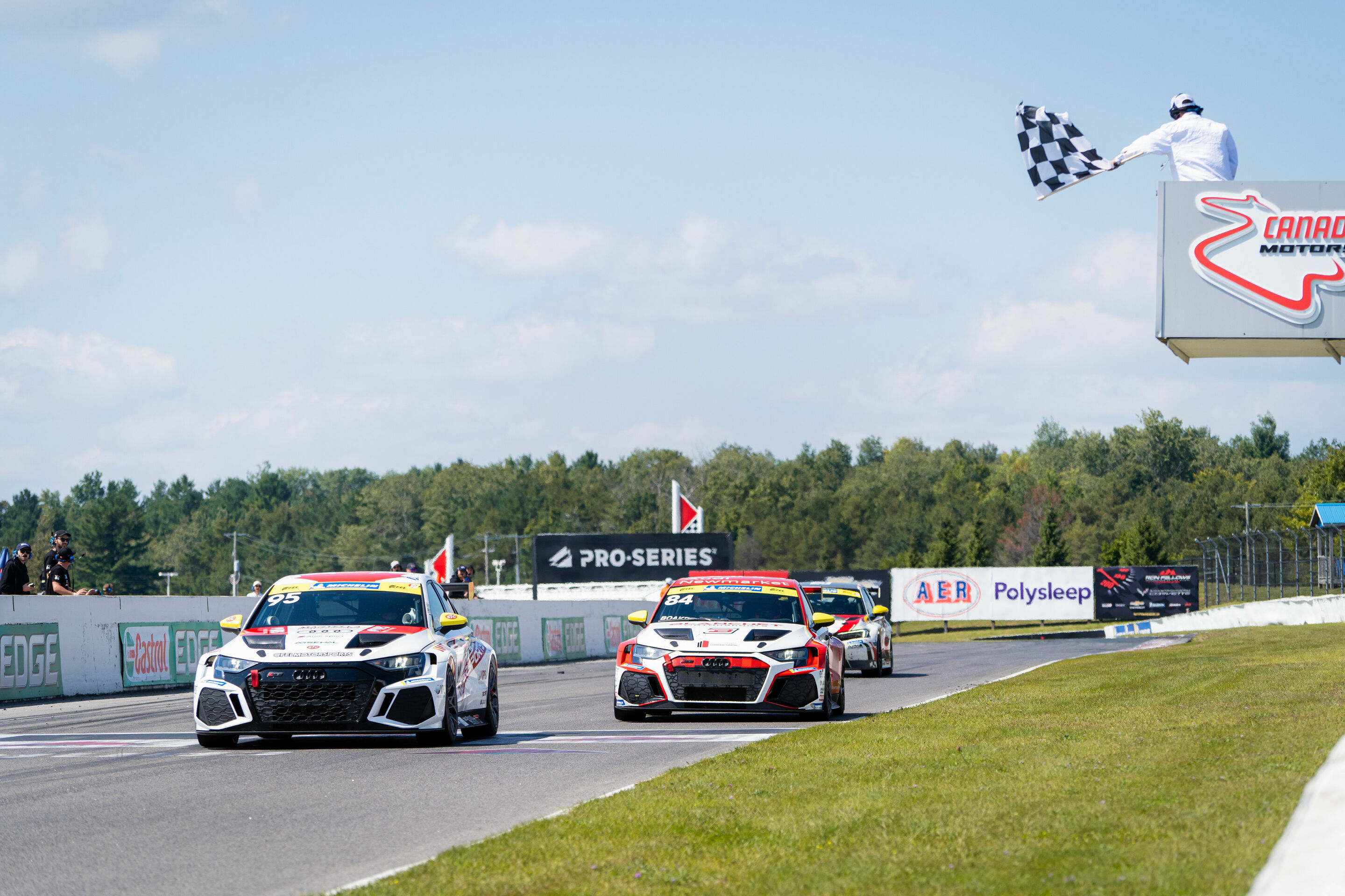 Sports Car Championship Canada 2024 - Audi RS 3 LMS #95 (Martella Motorsports), Anthony Martella; Audi RS 3 LMS #84 (Blanchet Motorsports), Richard Boake