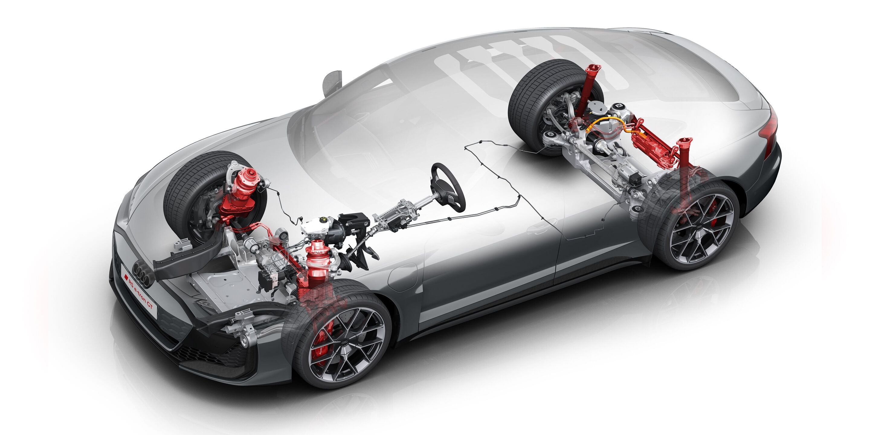 Audi RS e-tron GT performance - Active suspension of the Audi RS e-tron GT performance