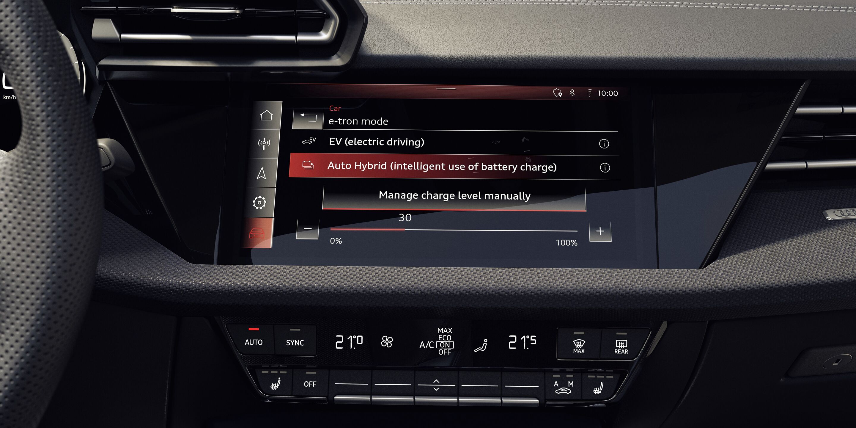 Plug-In-Hybrid - Audi MMI with hybrid function