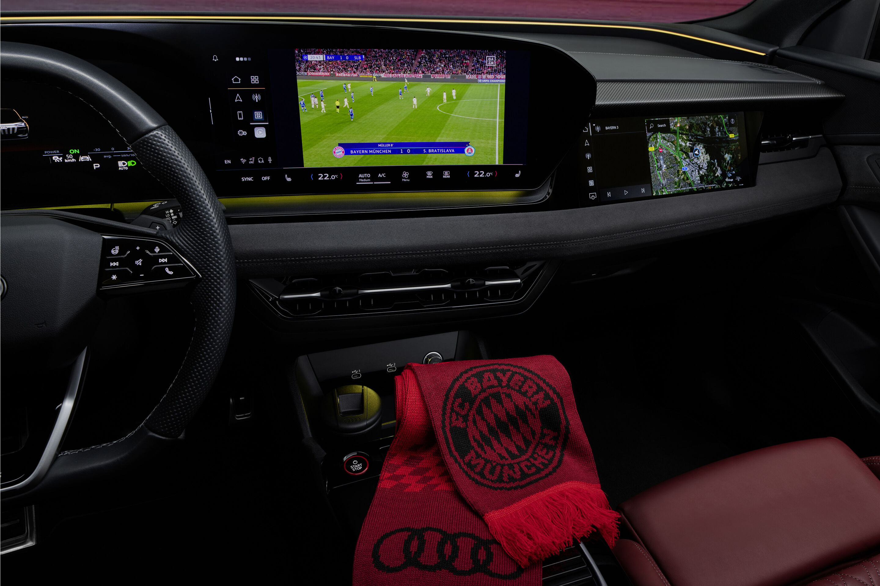 Audi and DAZN bring major-league thrills to your car - Live sport on the MMI touch display: Audi integrates the DAZN app into its new models.
