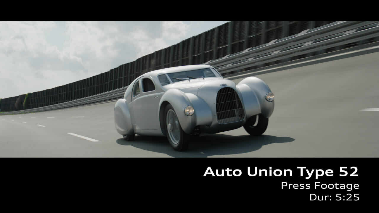 Auto Union Type 52 - Footage